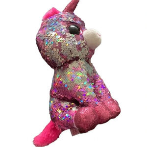 Ty FLIPPABLES Sparkle Pink Unicorn